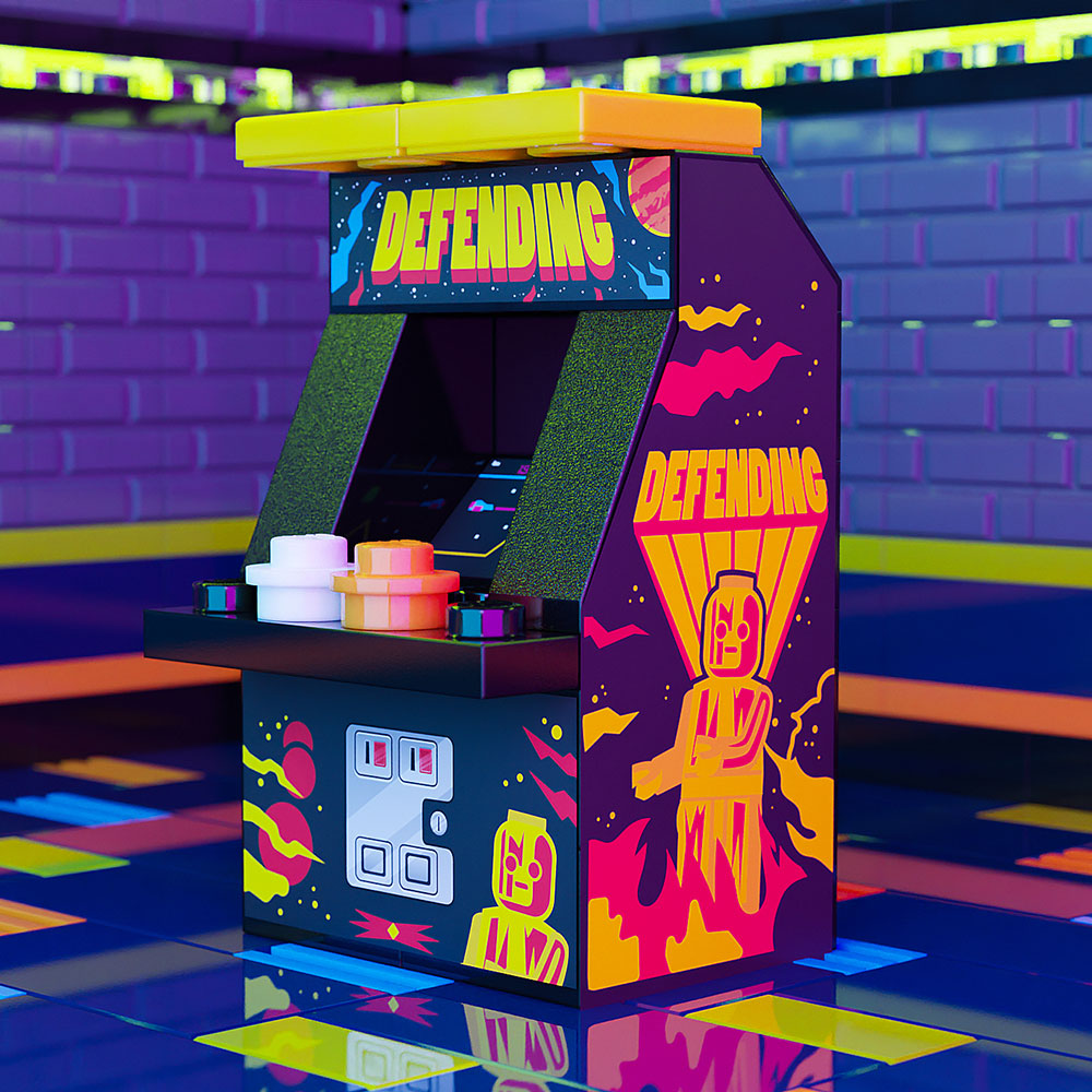 Defending - B3 Customs Arcade Machine (Online Order Only)