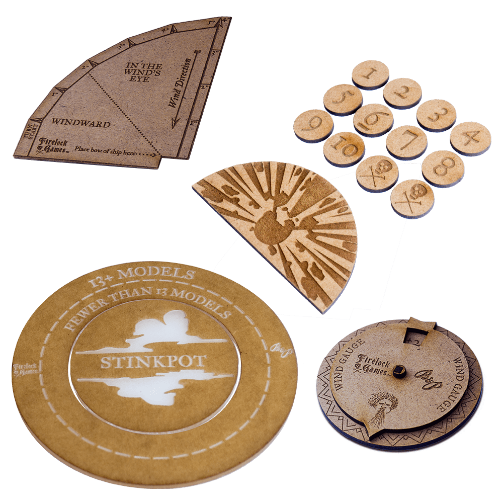Blood & Plunder: Deluxe Template Set (ONLINE ORDER ONLY)