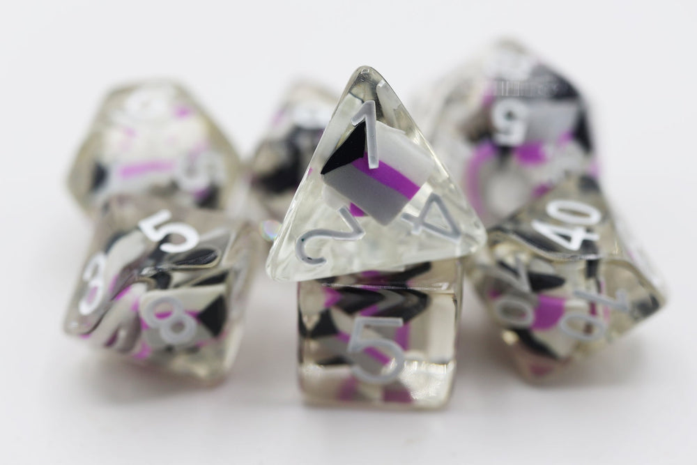 Foam Brain Games Pride Flag RPG Dice Set (ONLINE ORDER ONLY)
