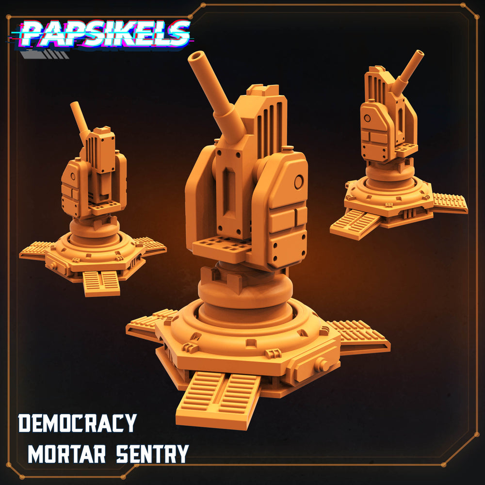 3D Printed Papsikels Democracy Mortar Sentry 28mm 32mm (Online Only)