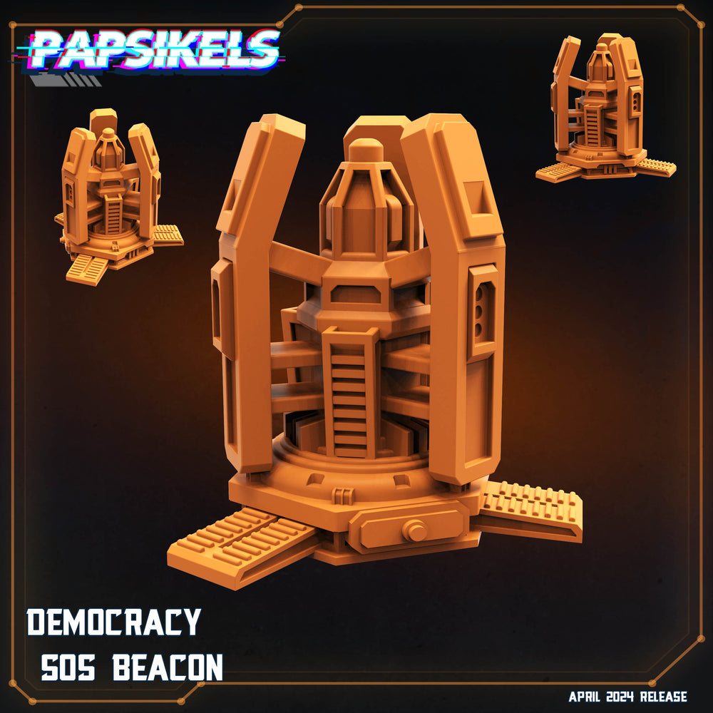 3D Printed Papsikels Democracy Sos Beacon 28mm 32mm (Online Only)