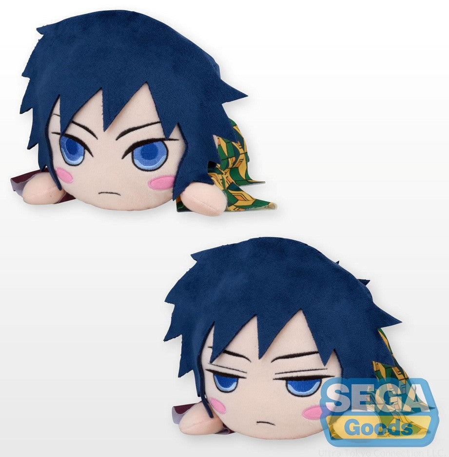 SEGA: Nesoberi Lay-Down Plush: Demon Slayer: Kimetsu no Yaiba - Giyu Tomioka (Normal OR Scornful) SP Plush (ONLINE ORDER ONLY)