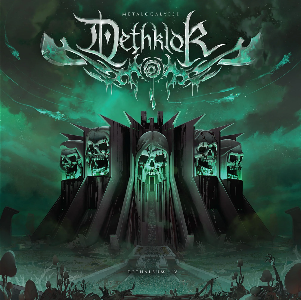 Dethklok - Dethalbum IV (Mondo Exclusive Green W/ Black And Grey Splatter) [Vinyl] (ONLINE ORDER ONLY)
