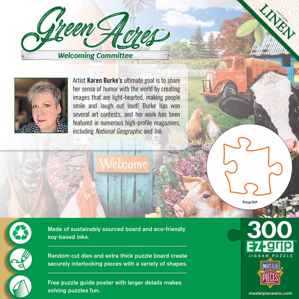 Green Acres - Welcoming Committee 300 Piece EZ Grip Jigsaw Puzzle