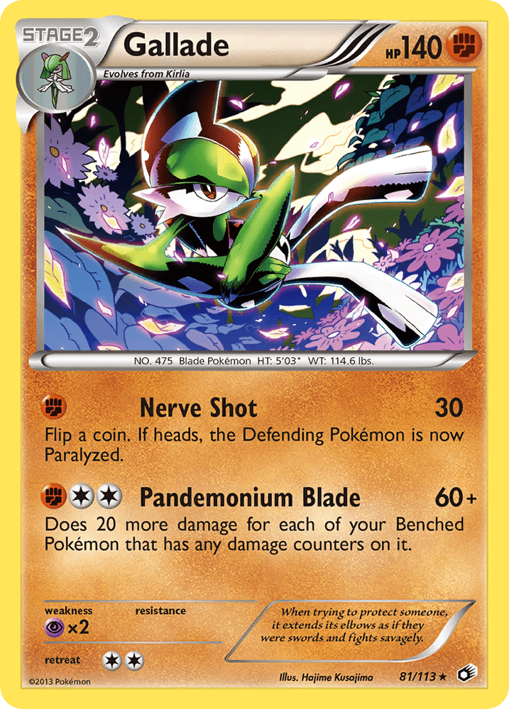 Gallade (81/113) [Black & White: Legendary Treasures] (Online Only)