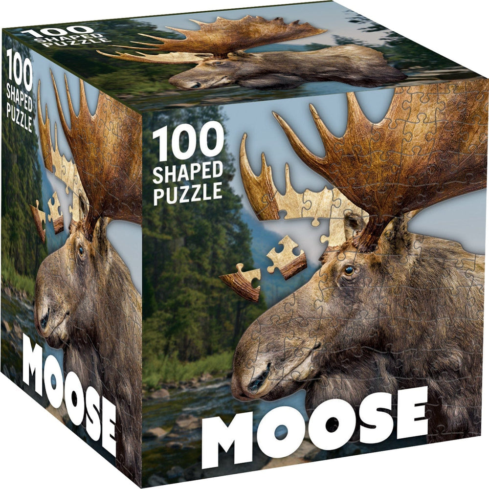 Moose 100 Piece Shaped Jigsaw Puzzle (ONLINE ORDER ONLY)