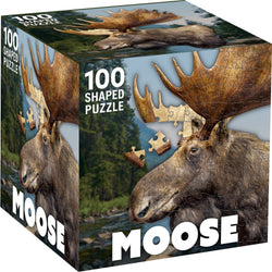 Moose 100 Piece Shaped Jigsaw Puzzle (ONLINE ORDER ONLY)