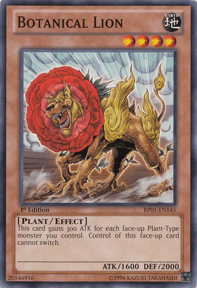 Botanical Lion [BP01-EN145] Common (ONLINE ORDER ONLY)