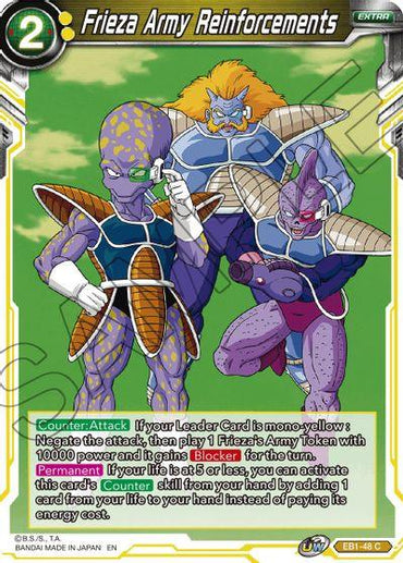 Frieza Army Reinforcements (EB1-48) [Battle Evolution Booster] (ONLINE ORDER ONLY)