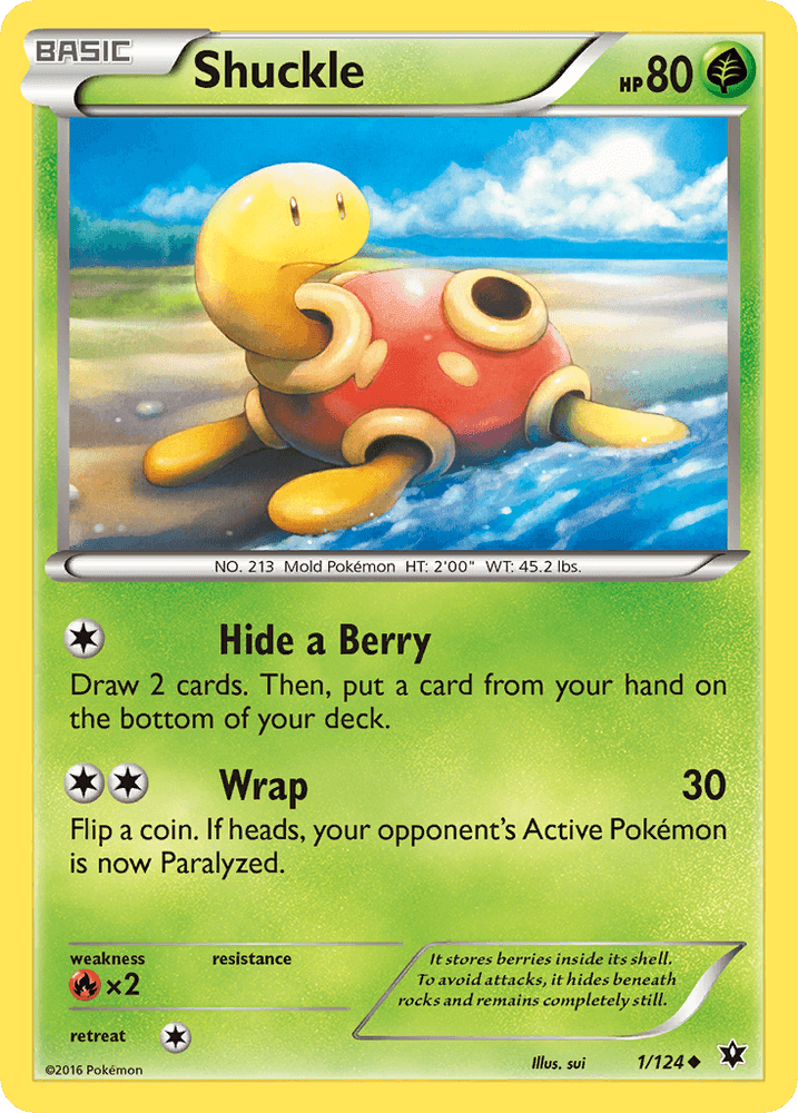 Shuckle (1/124) [XY: Fates Collide] (Online Only)