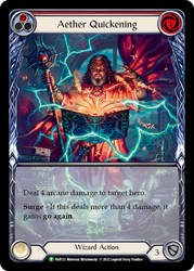 Aether Quickening (Red) [FAB112] (Promo)  Rainbow Foil