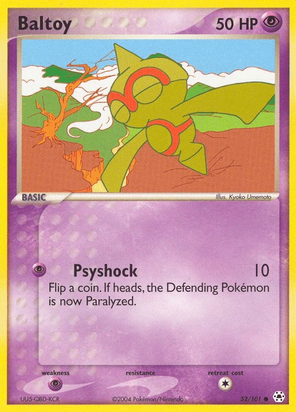 Baltoy (52/101) [EX: Hidden Legends] (Online Only)