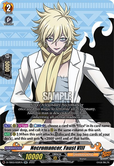 Necromancer, Faust VIII (D-TB03/032EN) [Shaman King]