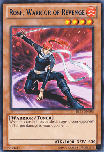 Rose, Warrior of Revenge (Blue) [DL16-EN005] Rare (ONLINE ORDER ONLY)
