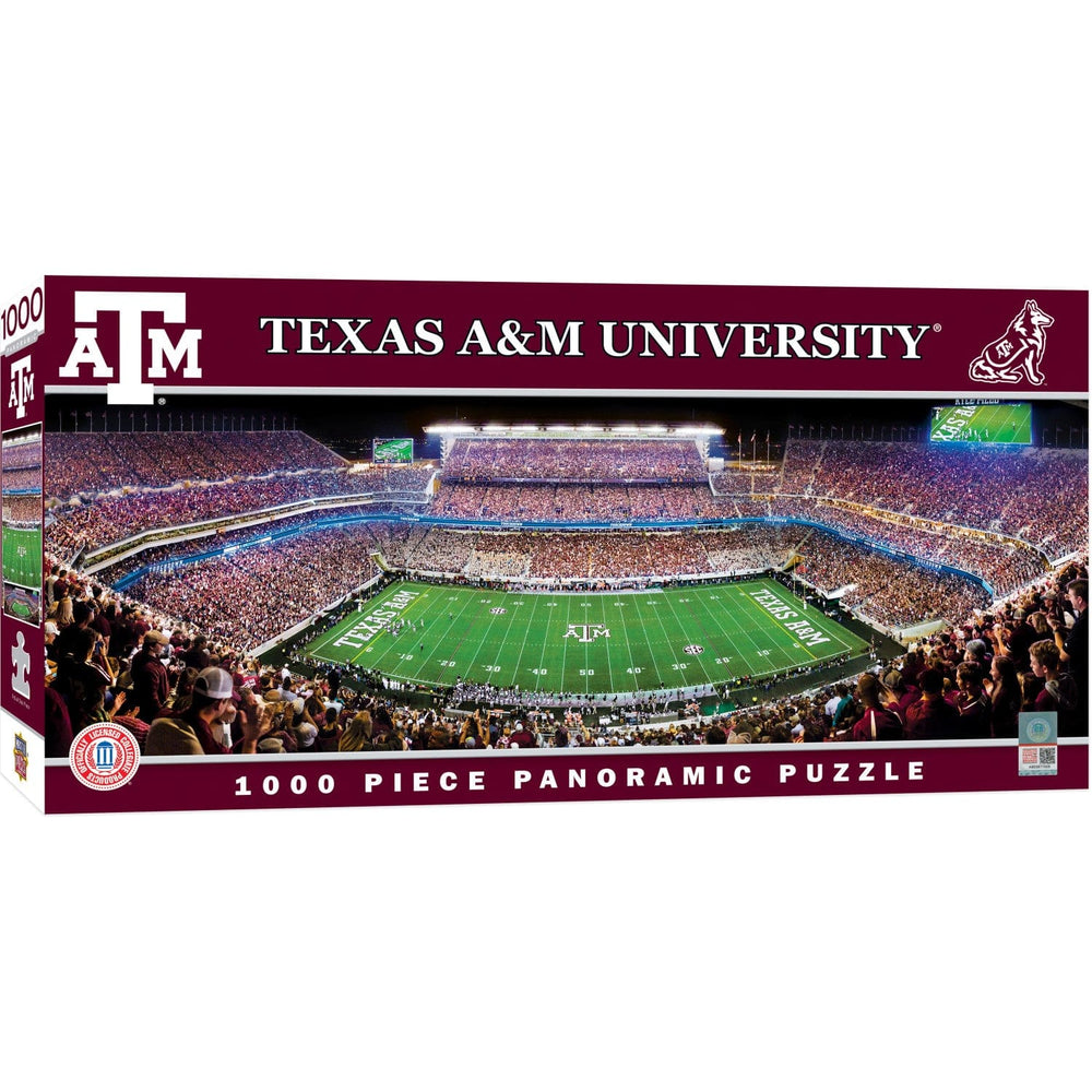 Texas A&M Aggies - 1000 Piece Panoramic Jigsaw Puzzle - Center View (ONLINE ORDER ONLY)