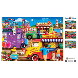 Food Truck Roundup - Carnival Treats 1000 Piece Jigsaw Puzzle (ONLINE ORDER ONLY)