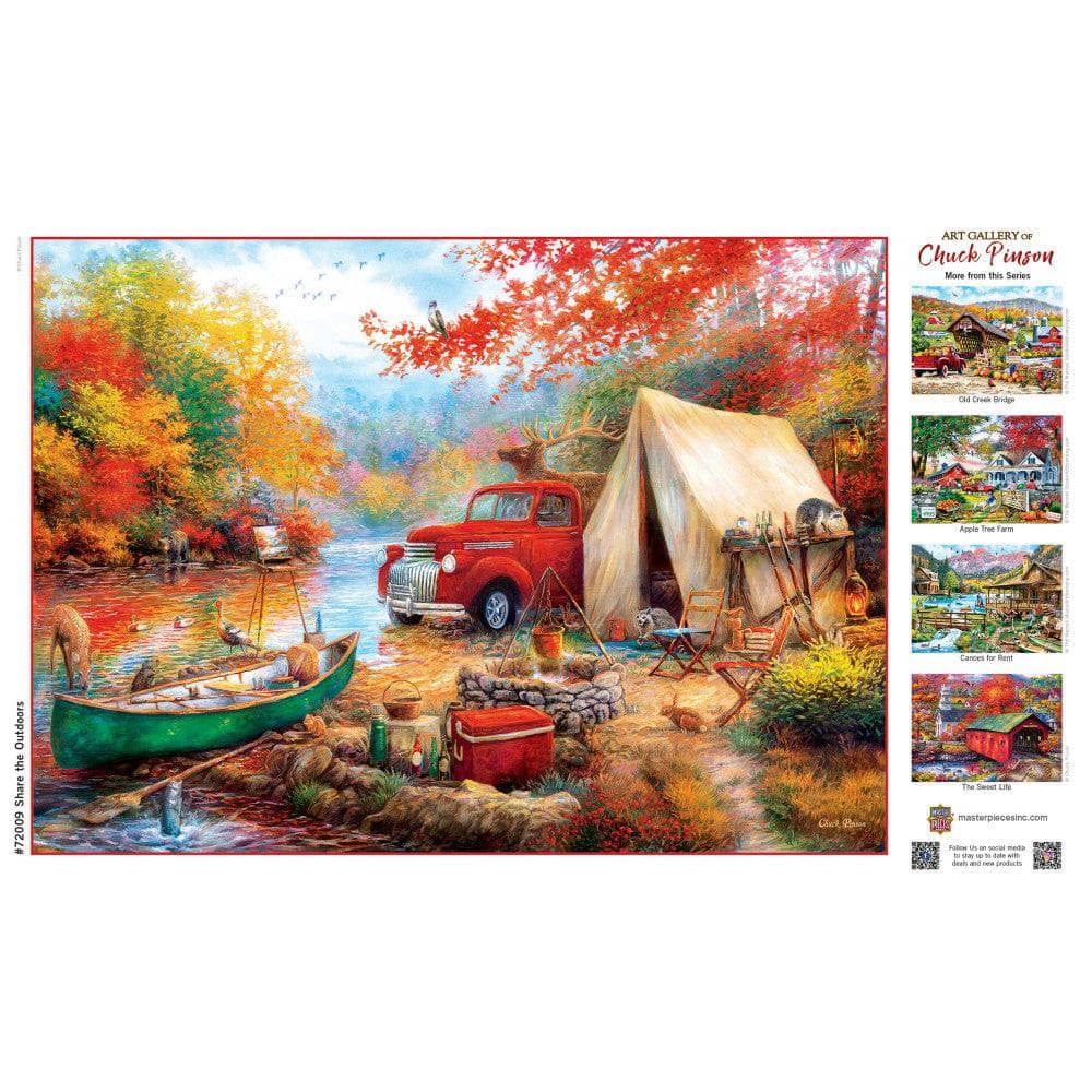 Art Gallery - Share the Outdoors 1000 Piece Jigsaw Puzzle (ONLINE ORDER ONLY)