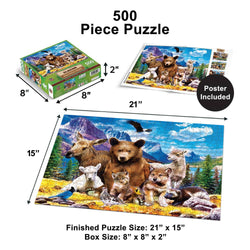 Glacier National Park 500 Piece Jigsaw Puzzle