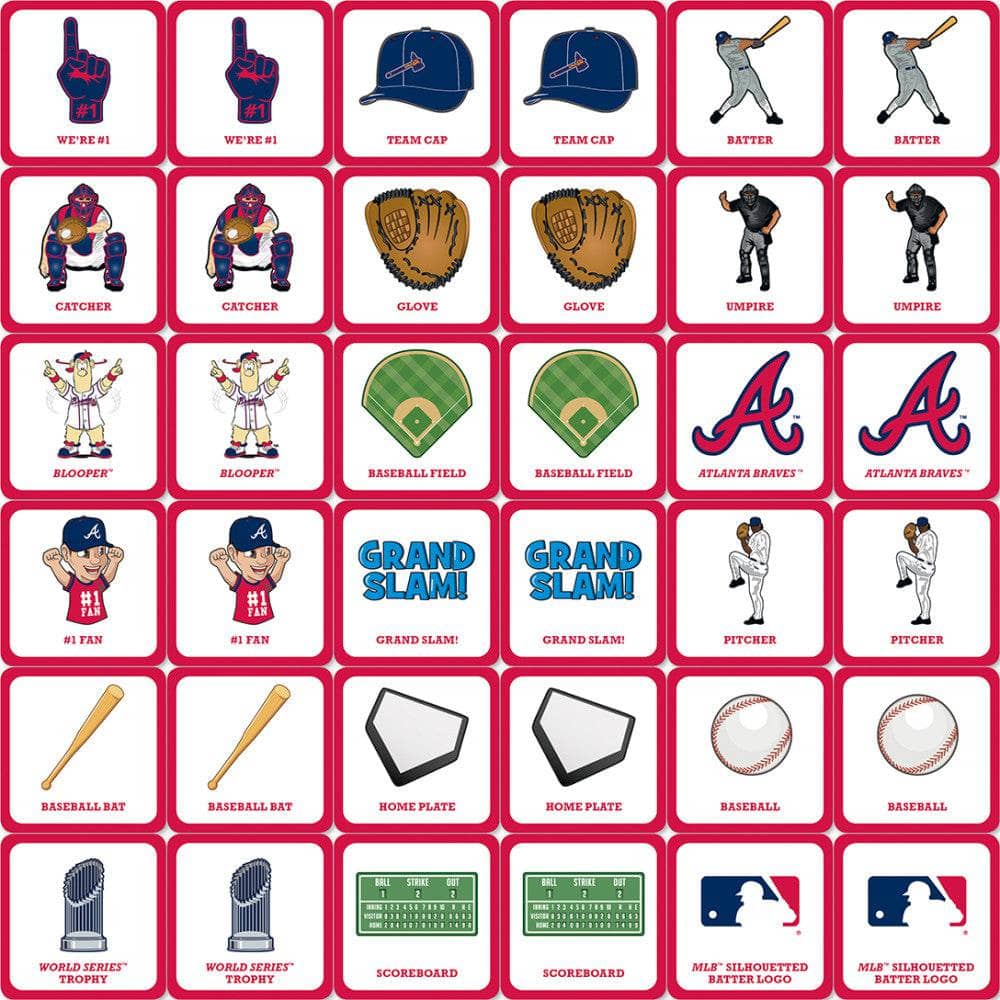 Atlanta Braves Matching Game (ONLINE ORDER ONLY)