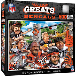 Cincinnati Bengals - All-Time Greats 500 Piece Jigsaw Puzzle
