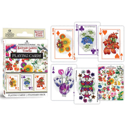 Farmer's Almanac - Backyard Garden Flowers Playing Cards - 54 Card Deck (ONLINE ORDER ONLY)