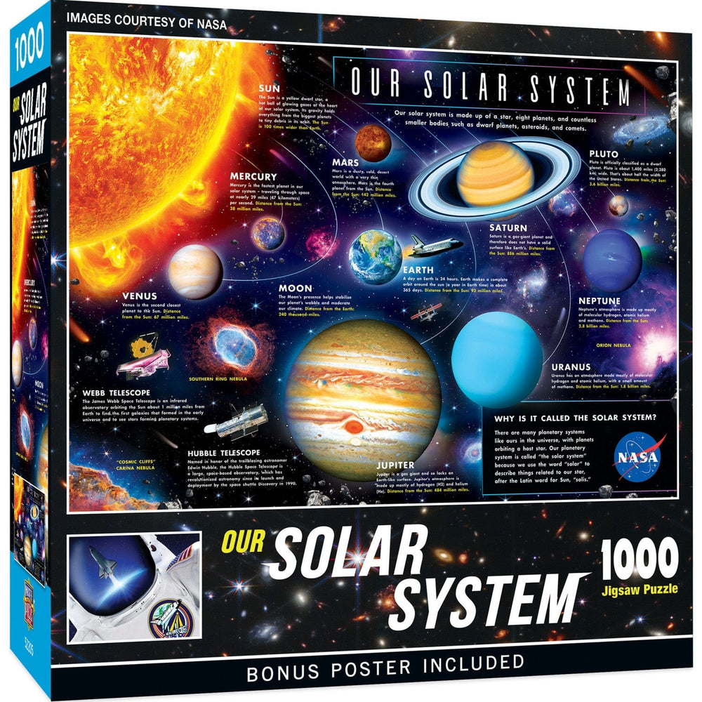 Our Solar System - 1000 Piece Jigsaw Puzzle (ONLINE ORDER ONLY)