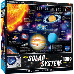 Our Solar System - 1000 Piece Jigsaw Puzzle (ONLINE ORDER ONLY)