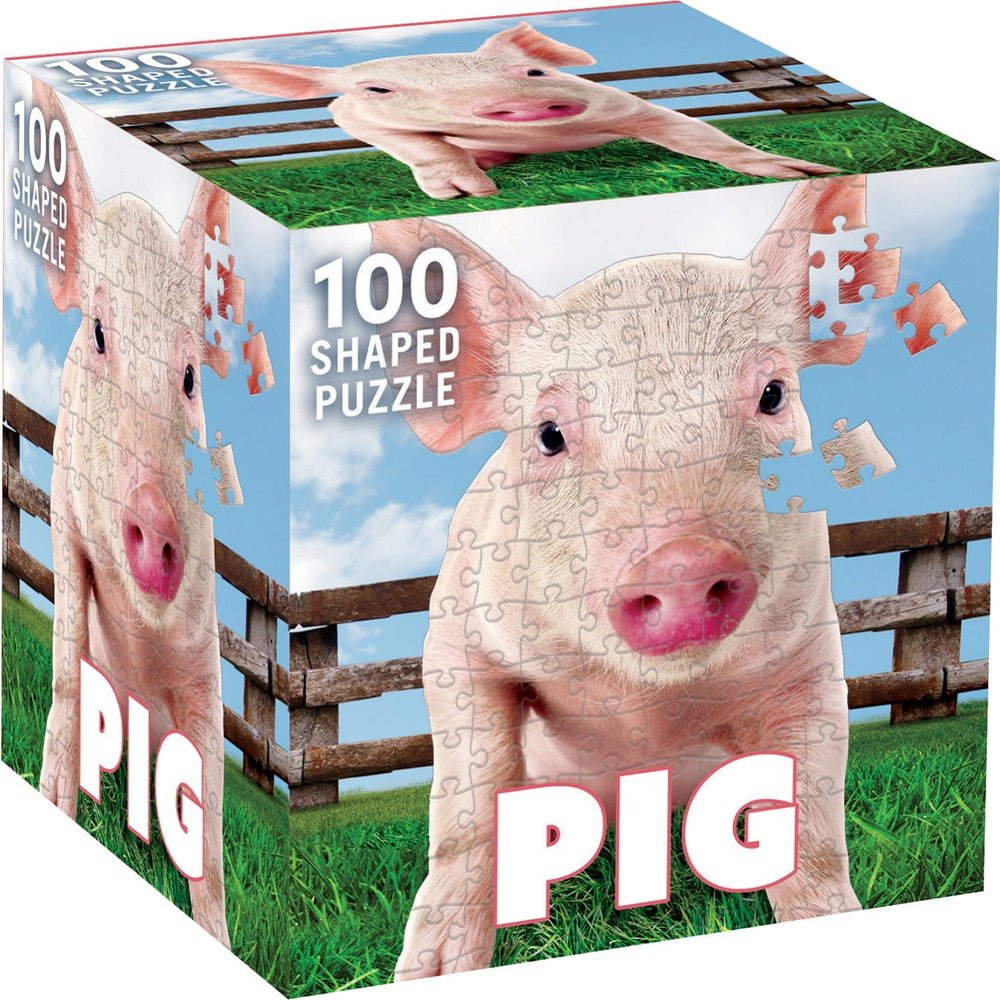 Pig 100 Piece Shaped Jigsaw Puzzle (ONLINE ORDER ONLY)