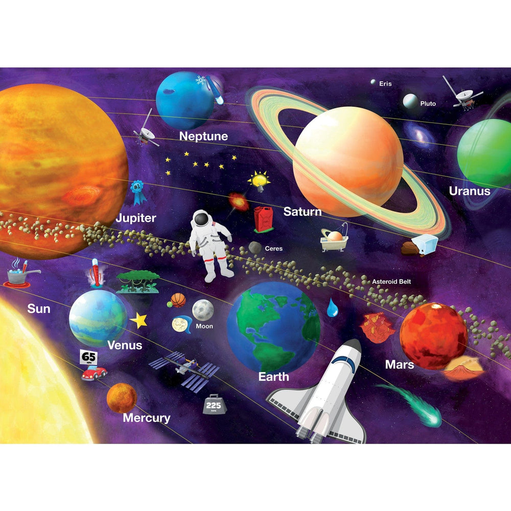 Glow in the Dark - Solar System 100 Piece Jigsaw Puzzle (ONLINE ORDER ONLY)