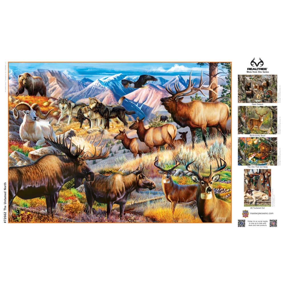 Realtree - The Untamed North 1000 Piece Jigsaw Puzzle (ONLINE ORDER ONLY)