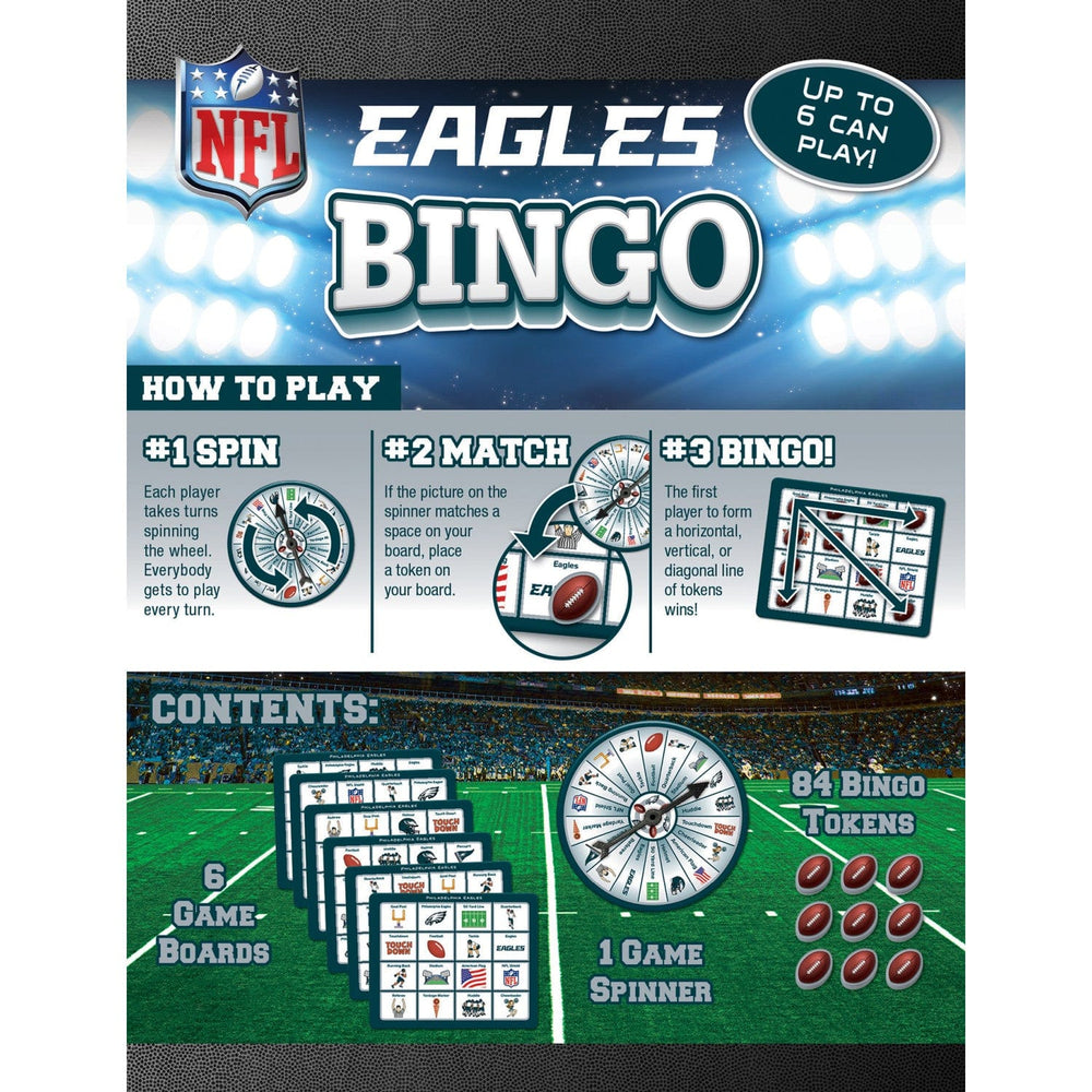 Philadelphia Eagles Bingo Game (ONLINE ORDER ONLY)