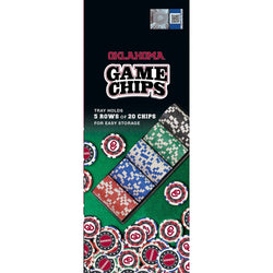 Oklahoma Sooners 100 Piece Poker Chips (ONLINE ORDER ONLY)
