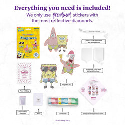 Diamond Art Club - Magnets - SpongeBob SquarePants™ (Set of 3) (ONLINE ORDER ONLY)