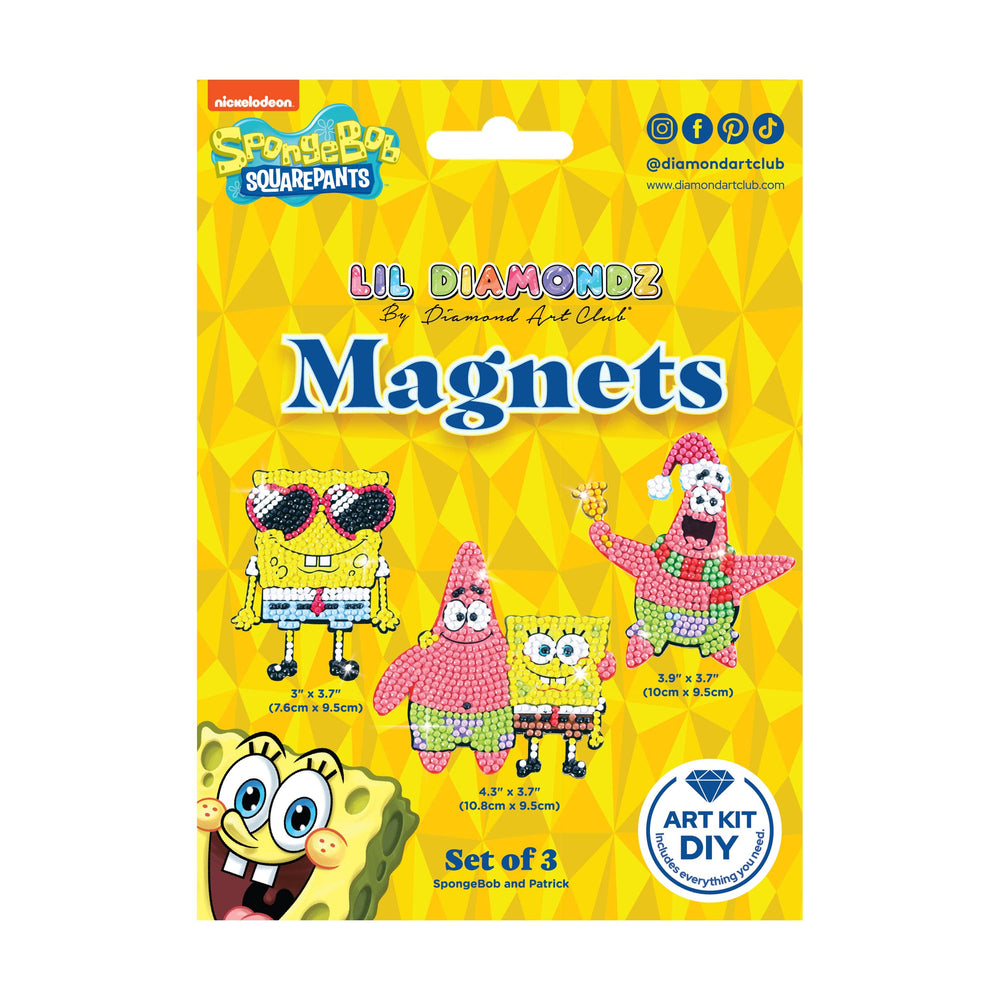 Diamond Art Club - Magnets - SpongeBob SquarePants™ (Set of 3) (ONLINE ORDER ONLY)