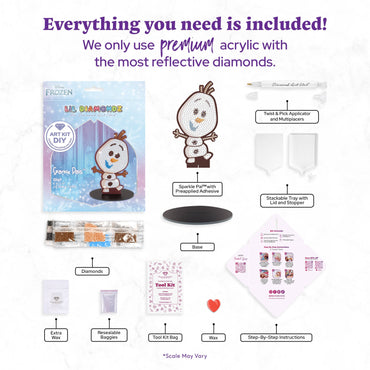 Diamond Art Club – Sparkle Pals™ – Chibi Olaf™ (ONLINE ORDER ONLY)