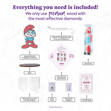 Diamond Art Club – Sparkle Pals™ - Papa Smurf™ (ONLINE ORDER ONLY)