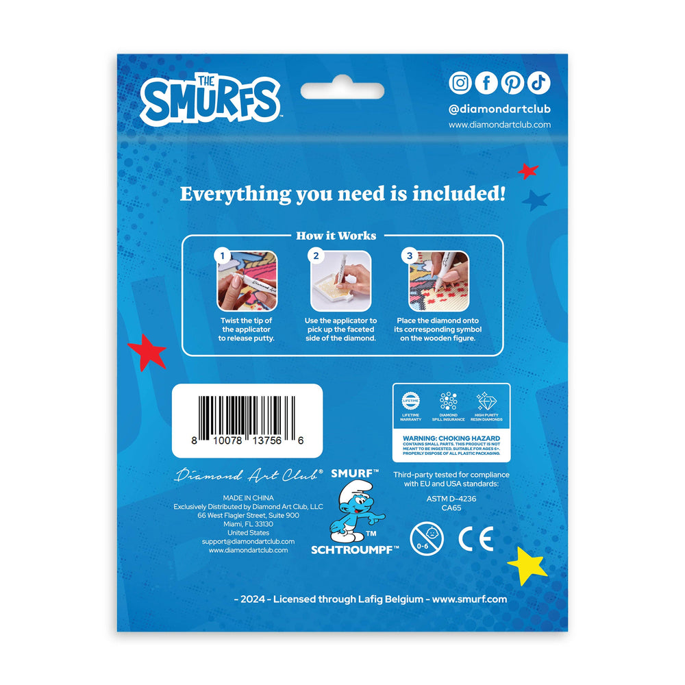 Diamond Art Club – Sparkle Pals™ - Smurfette™ (ONLINE ORDER ONLY)