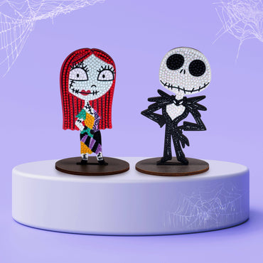 Diamond Art Club - Sparkle Pals™ - The Nightmare Before Christmas™ Complete Set (Jack & Sally) (ONLINE ORDER ONLY)