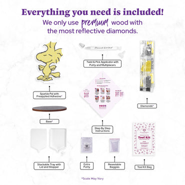 Diamond Art Club – Sparkle Pals™ - Woodstock™ (ONLINE ORDER ONLY)