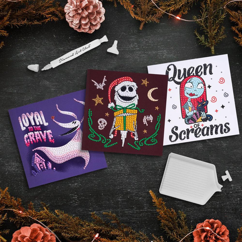 Diamond Art Club – The Nightmare Before Christmas™ DIY Cards (3-Pack) (ONLINE ORDER ONLY)