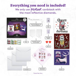 Diamond Art Club – The Nightmare Before Christmas™ DIY Cards (3-Pack) (ONLINE ORDER ONLY)