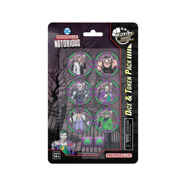 HeroClix: DC Notorious Dice & Token Pack (ONLINE ORDER ONLY)