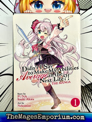 Didn't I Say To Make My Abilities Average in the Next Life?! The Manga Vol 1 (Online Order Only)
