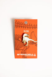Dilong Enamel Pin (Dilong paradoxus)