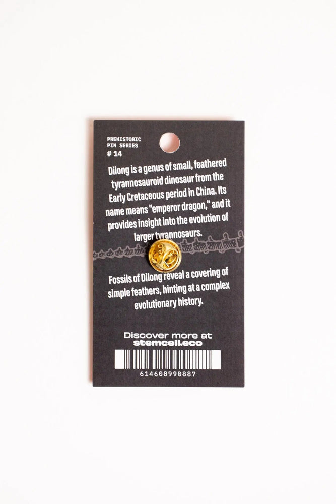 Dilong Enamel Pin (Dilong paradoxus)