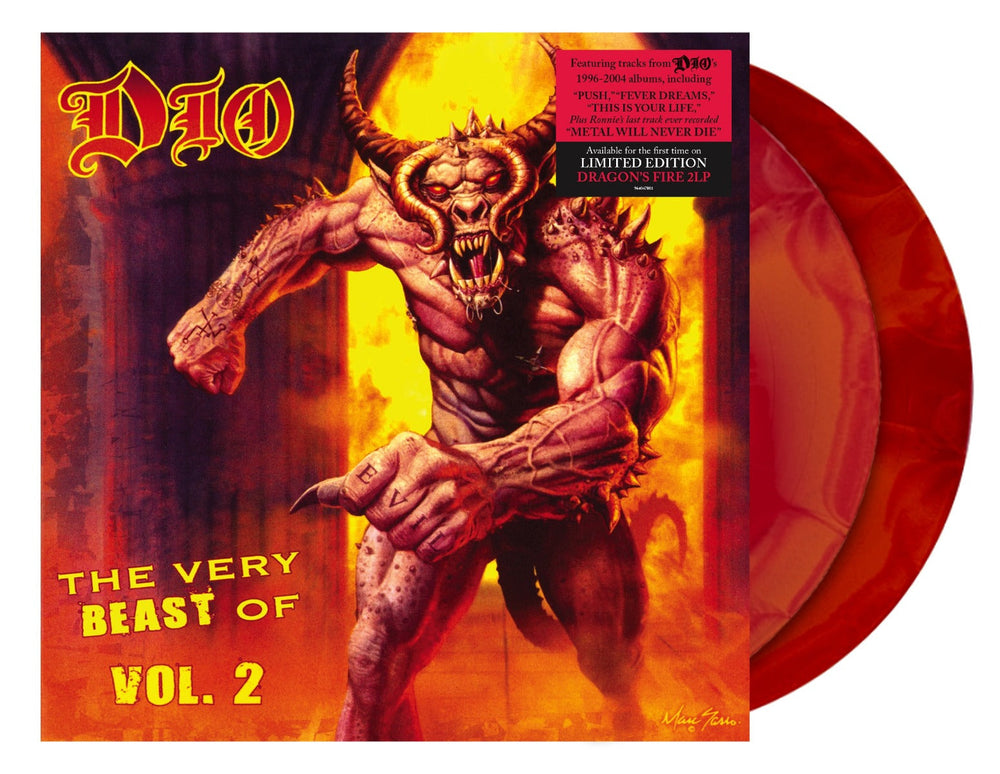 The Very Best Of Dio, Vol. 2 ("Dragon's Fire" Colored Vinyl) (2 Lp's) [Vinyl] (ONLINE ORDER ONLY)
