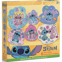 Disney - Stitch 6-Pack Wood Shaped Puzzles (ONLINE ORDER ONLY)