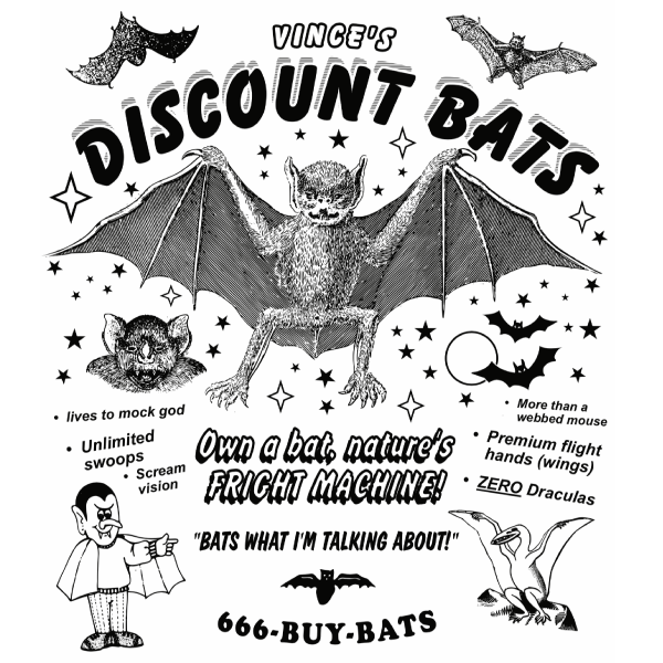 Discount Bats' Shirt (ONLINE ORDER ONLY)