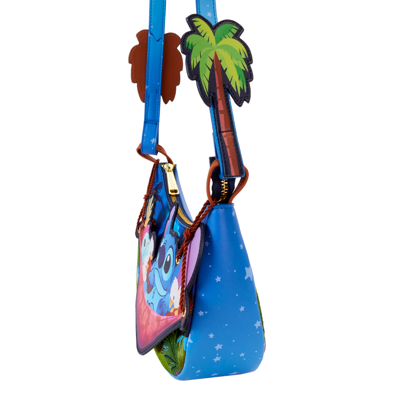 Disney Stitch Camping Cuties Crossbody Bag by Loungefly (Online Order Only)
