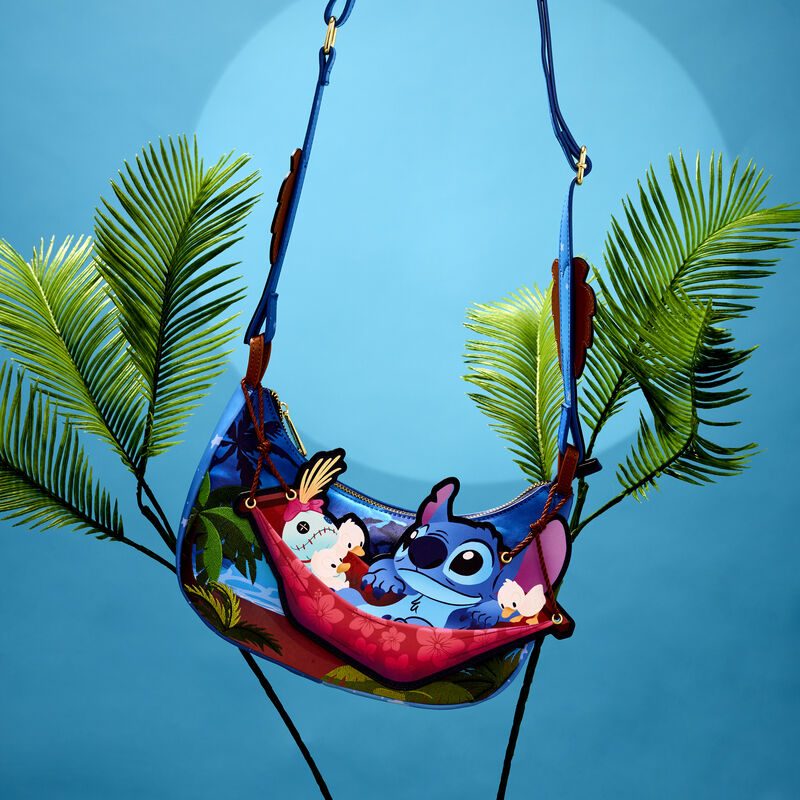 Disney Stitch Camping Cuties Crossbody Bag by Loungefly (Online Order Only)